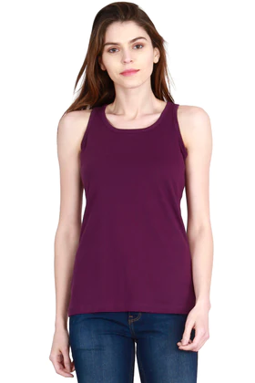 Women's Sleeveless T-Shirts - fleximaa