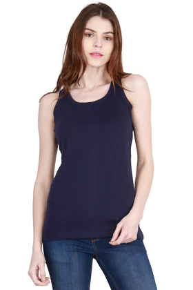 sleeveless t-shirts in solid colors