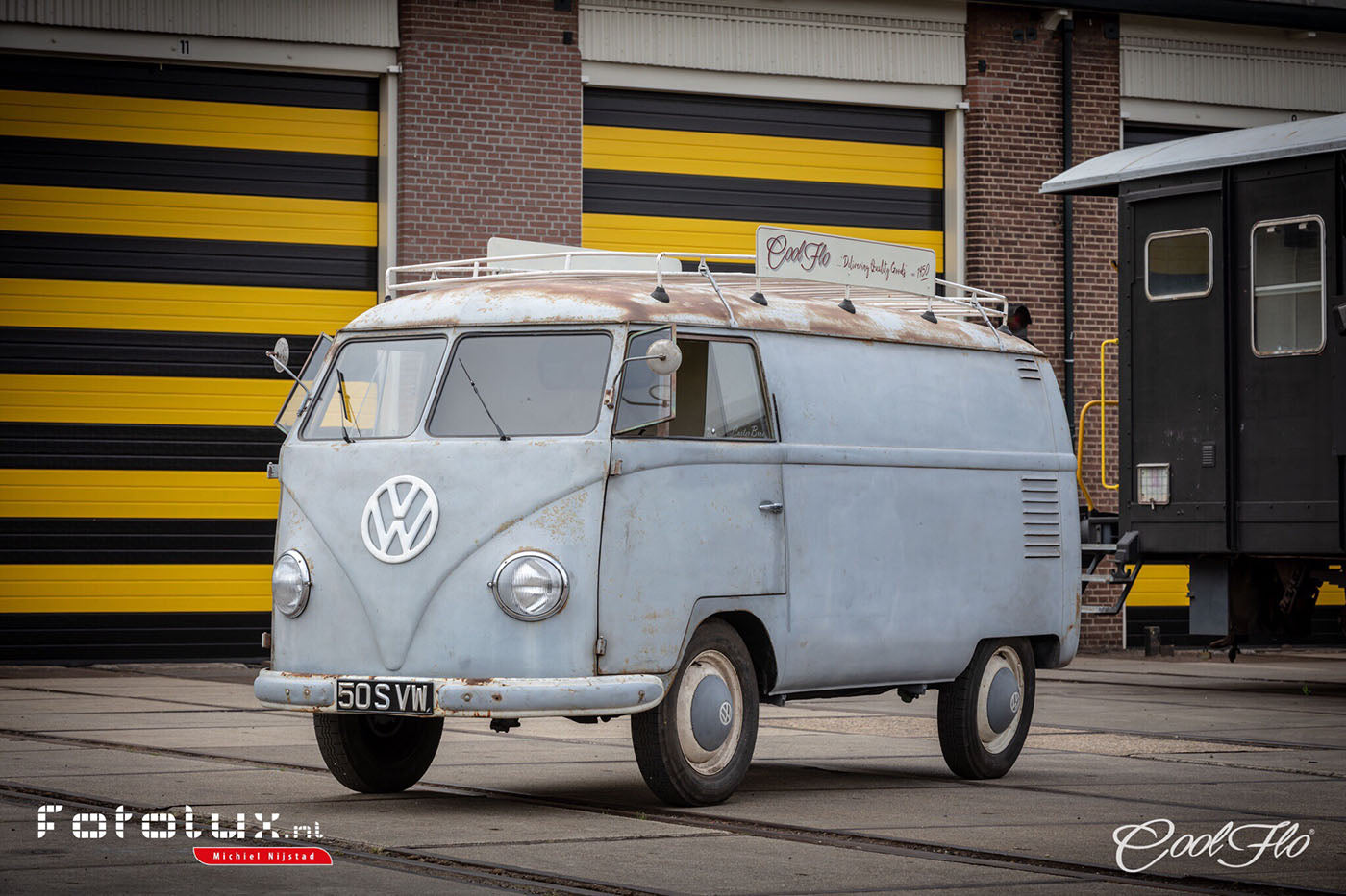 Cool Flo 1950 Volkswagen Panel Van #7984