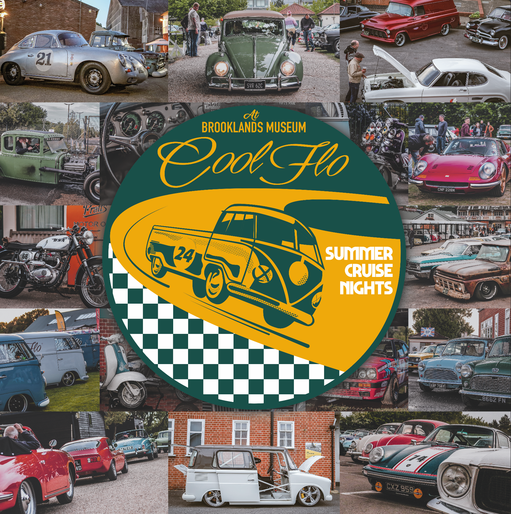 Brooklands Cool Flo Summer Cruise Nights photo montage