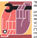 P R Services logo