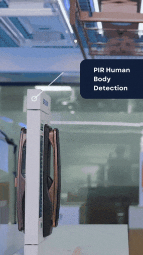 Adopted with the PIR sensor, when someone moves around the front door within 3 meters, the AI humanoid detection algorithm will identify abnormal dynamics by instantly capturing a photo or video and simultaneously push a message to the app through the encrypted cloud server.