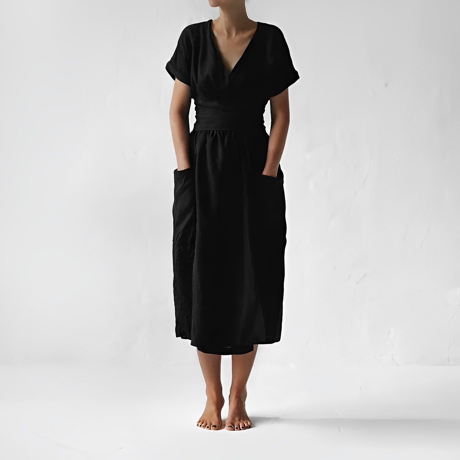 Lucia Comér® - Elegant linen dress – Elle&Vire