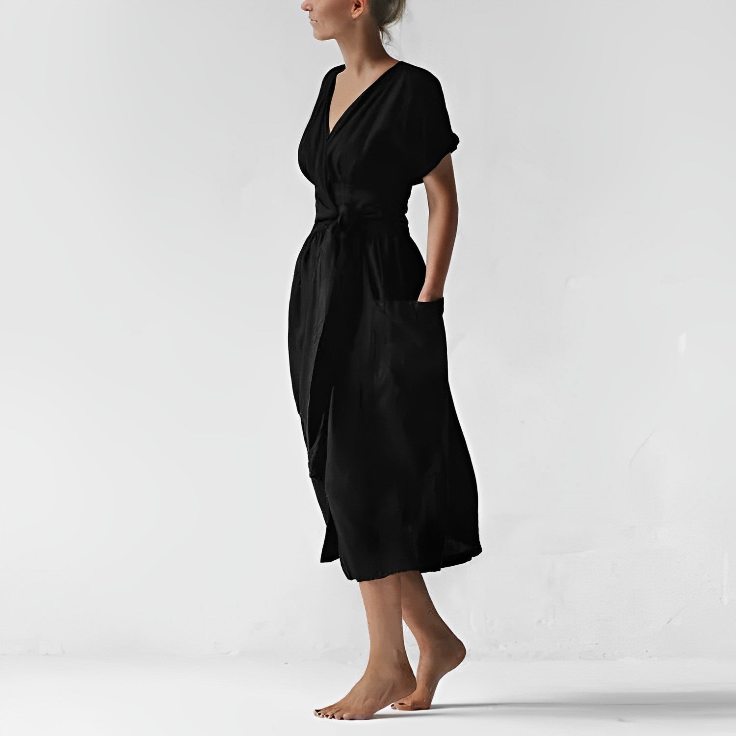 Lucia Comér® - Elegant linen dress – Elle&Vire