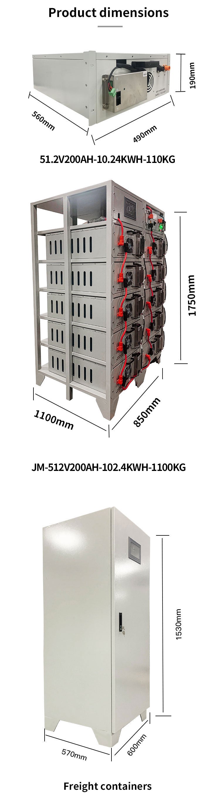 51.2V200AH High Voltage battery