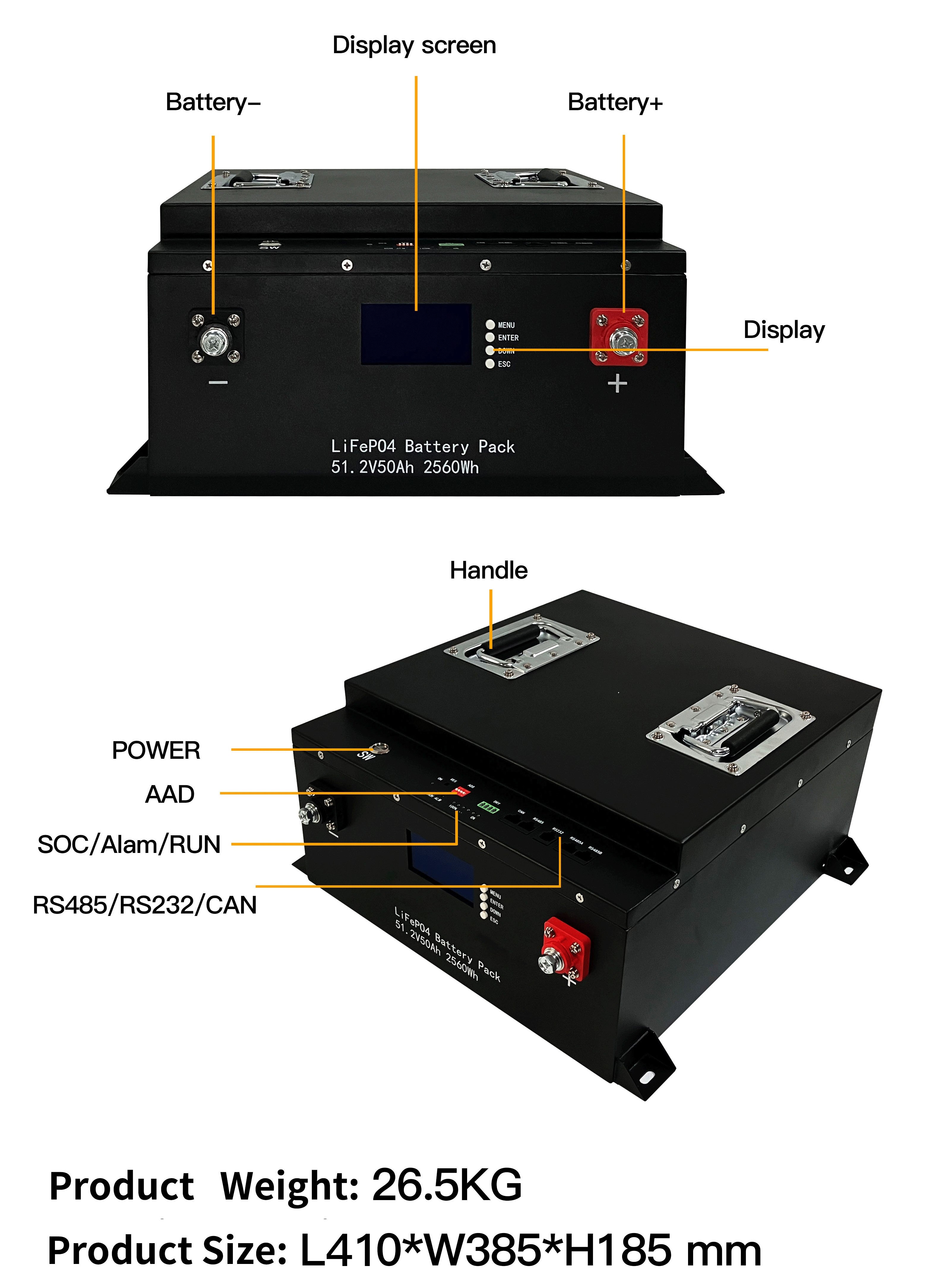 Rack Cabinet home Battery