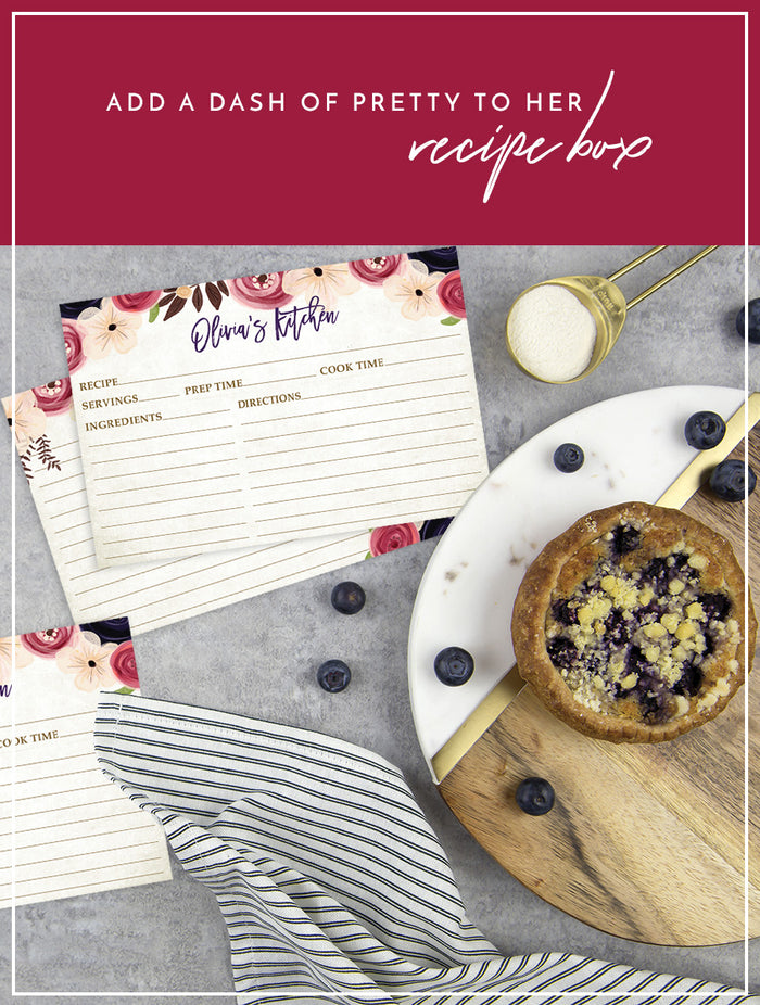 Gift Idea: Personalized Recipe Cards | The Spotted Olive - The Spotted Olive Invitations ...