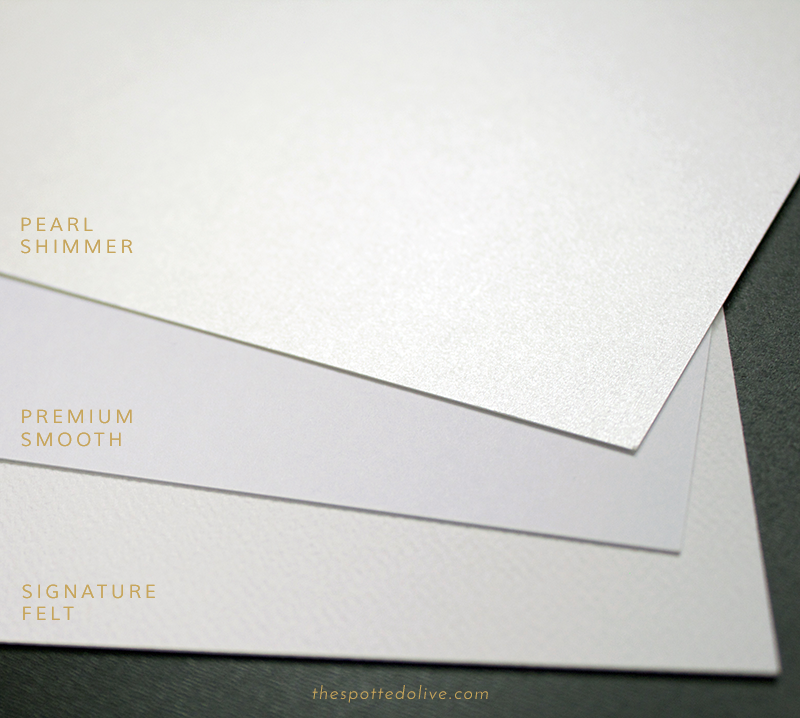 Our Luxe Paper Stocks - The Spotted Olive