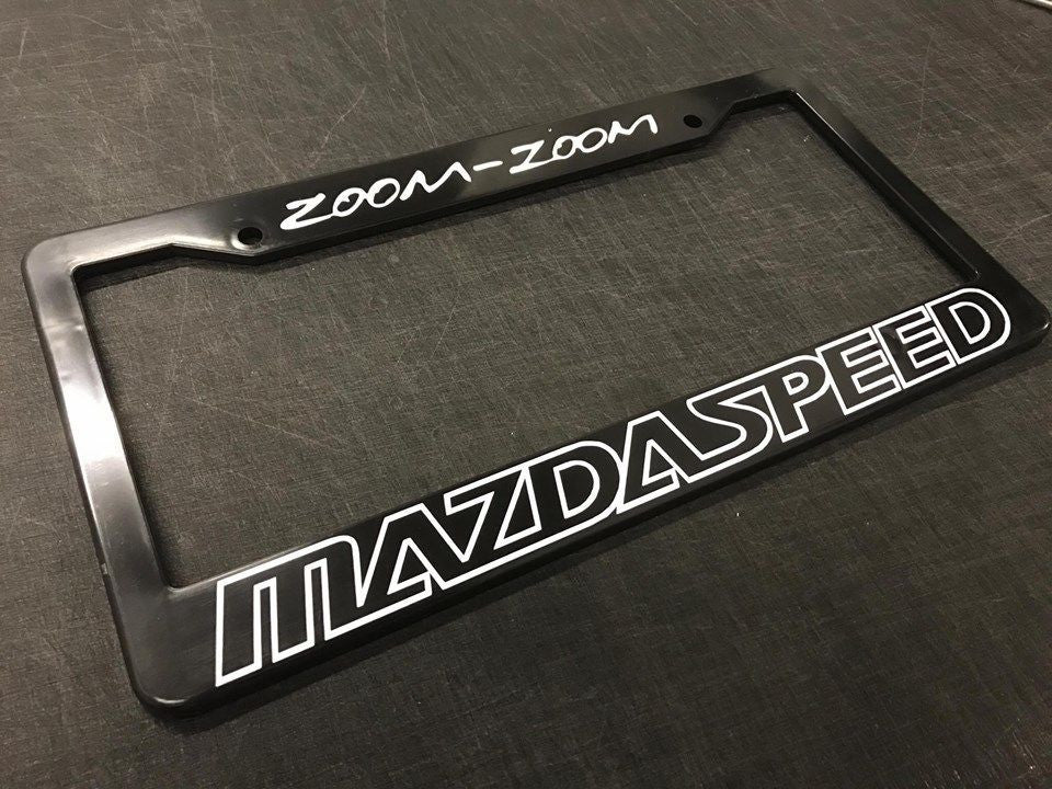 mazda license plate frames