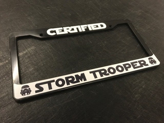 stormtrooper license plate frame