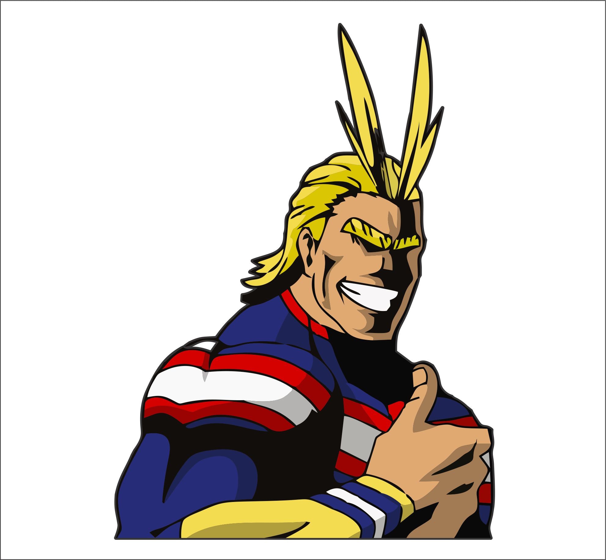 All Might Thumbs up (My Hero Academia) – Bomex Graphics