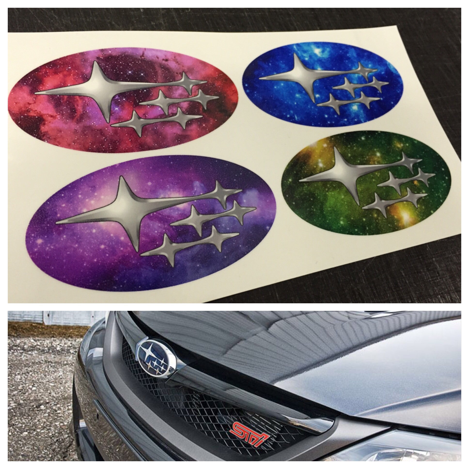 subaru emblem overlay custom