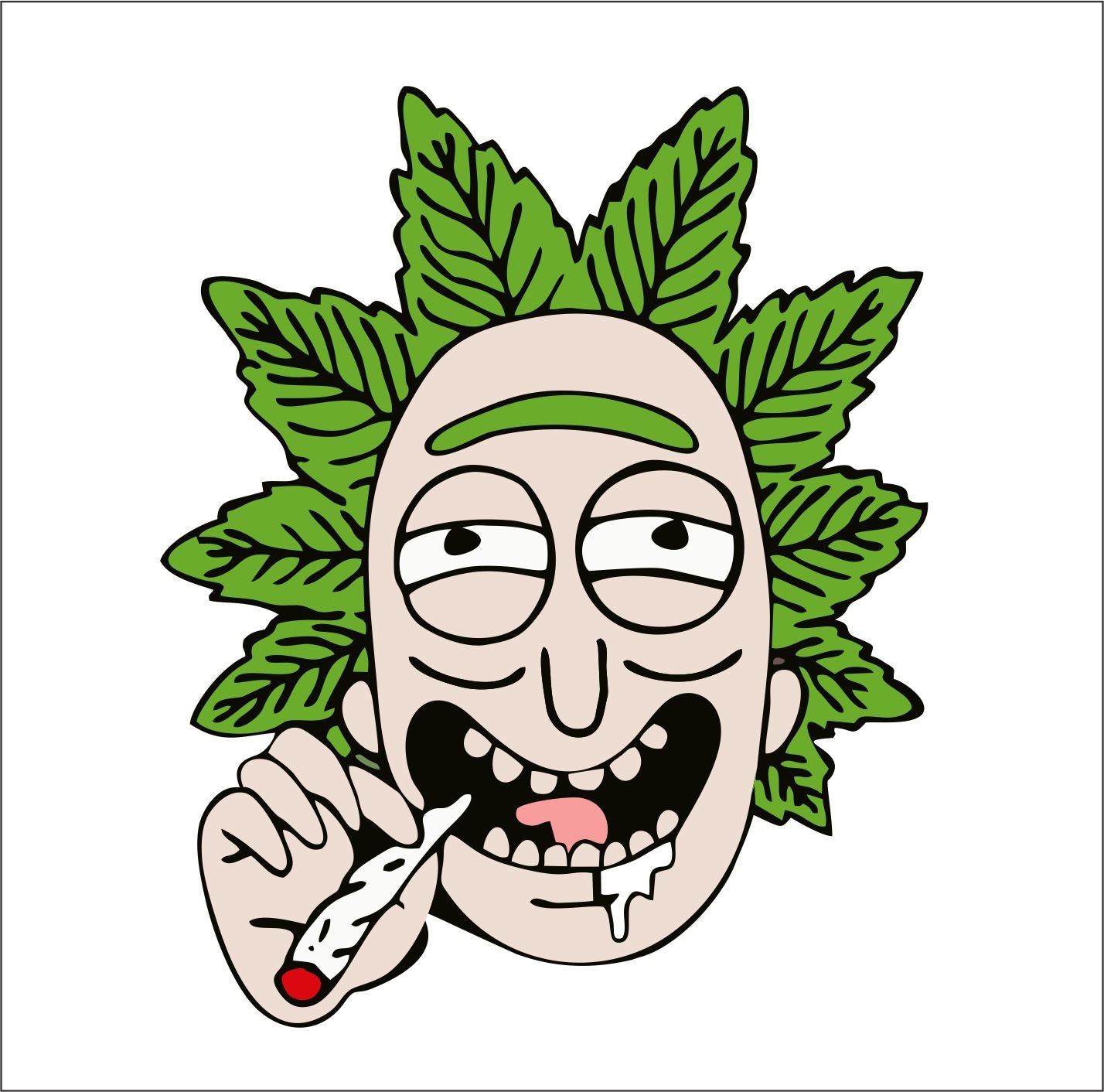 Free Free 82 Rick And Morty Smoking Weed Svg SVG PNG EPS DXF File