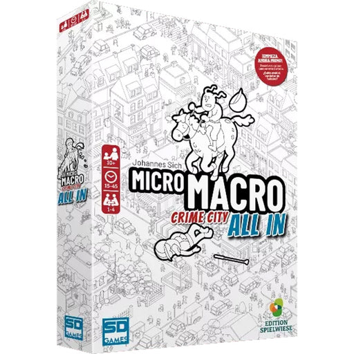 Micro Macro Crime City Full House, jeu de société Blackrock Games