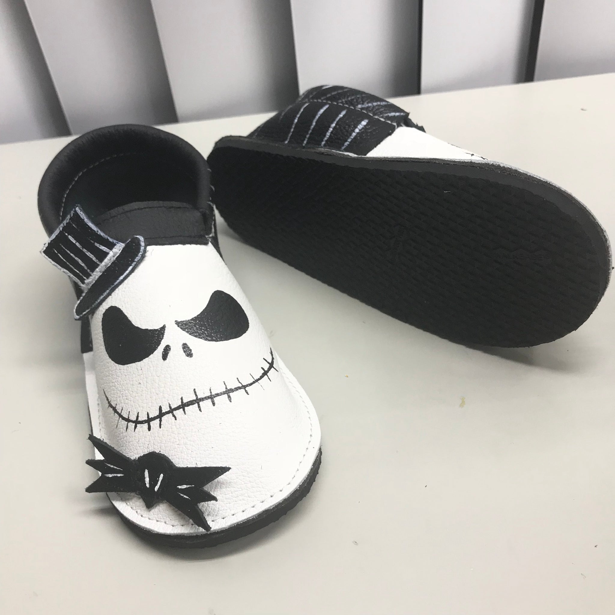 skeleton moccasins