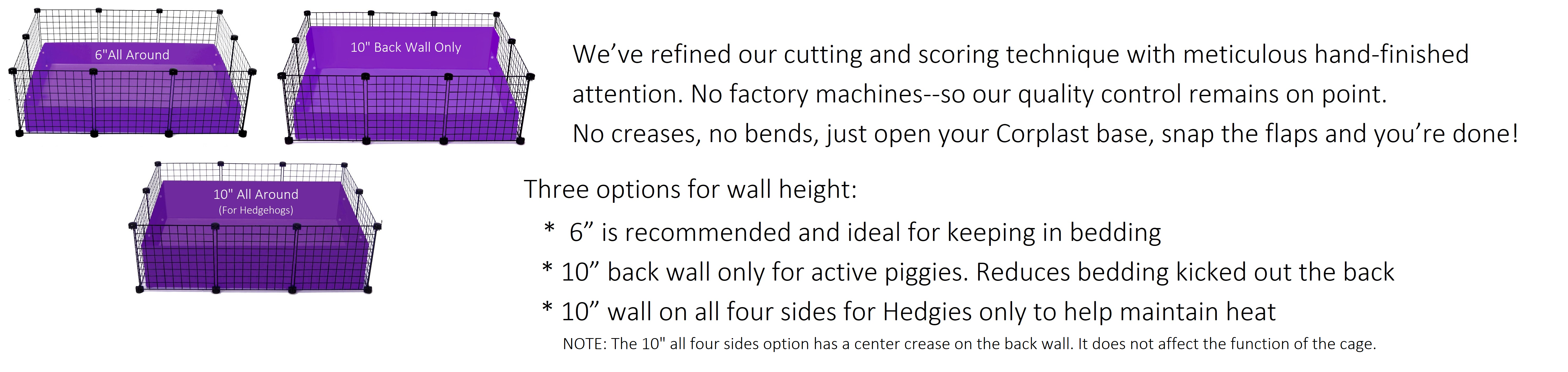 3 options for C&C Cage covers