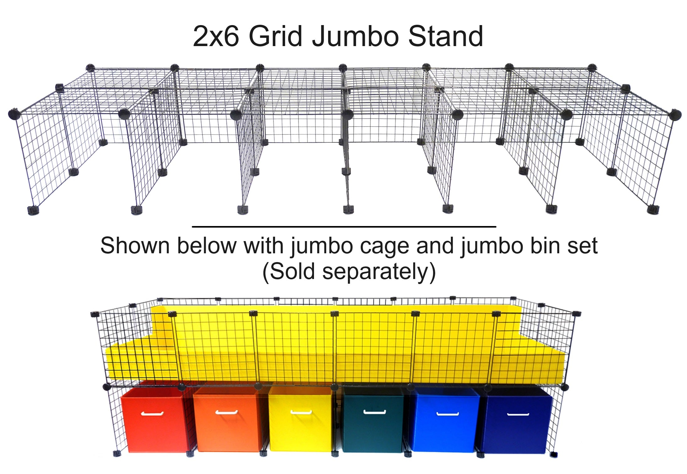 Cage Storage Bin Set for Small C&C Cage – Guinea Pig Cage Company