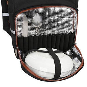 Pannier Bicycle Rear Rack Back Seat Tail Insulated Trunk Cooler Double Bag