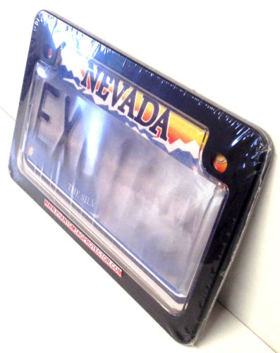 Motorcycle Anti Photo License Plate Cover & Frame Combo