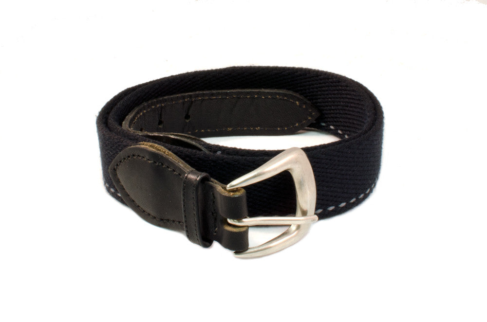 Men Genuine Leather Plate Reversible Buckle Belt Toothpick Pattern