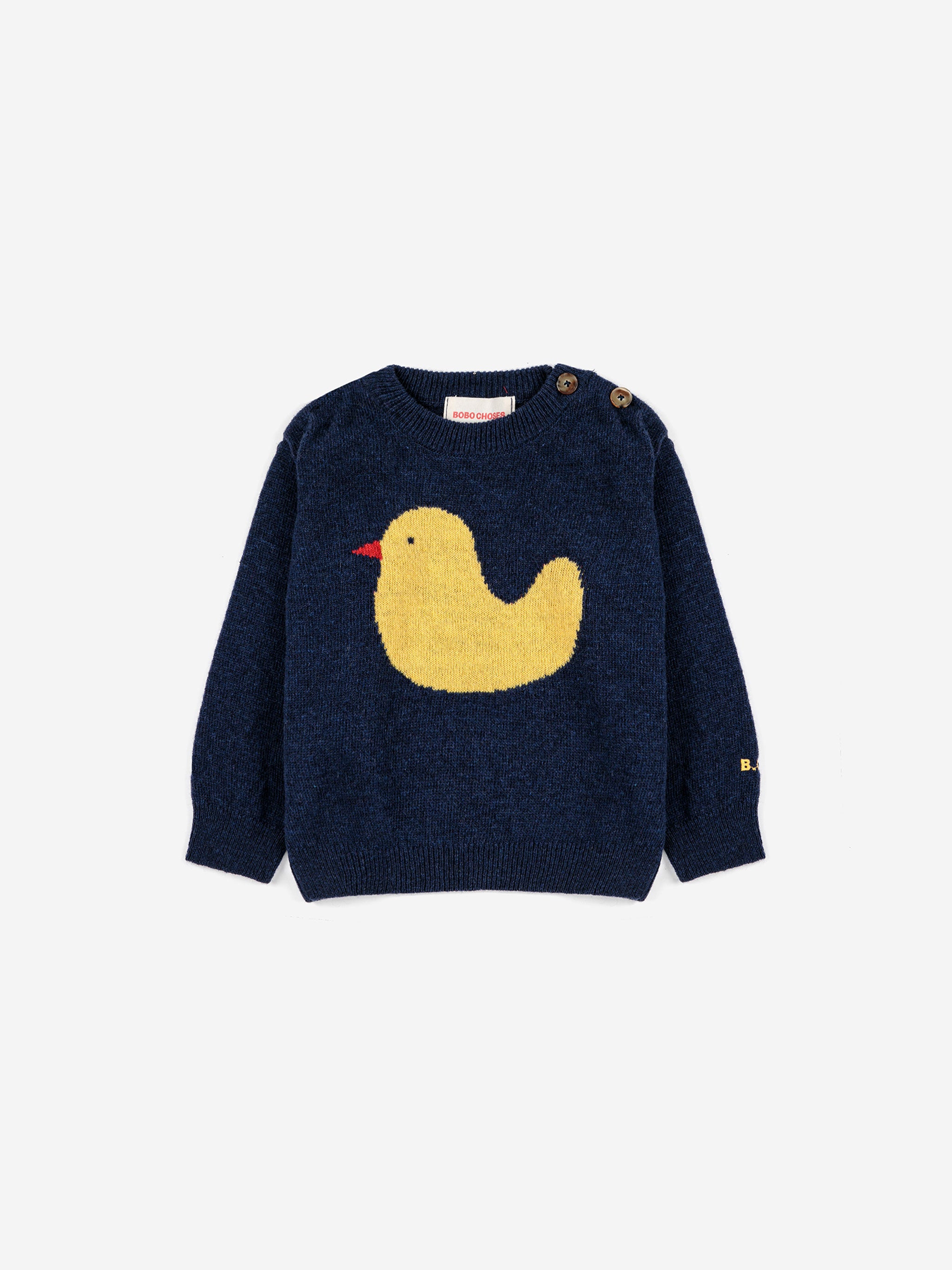 Rubber Duck intarsia jumper – Bobo Choses