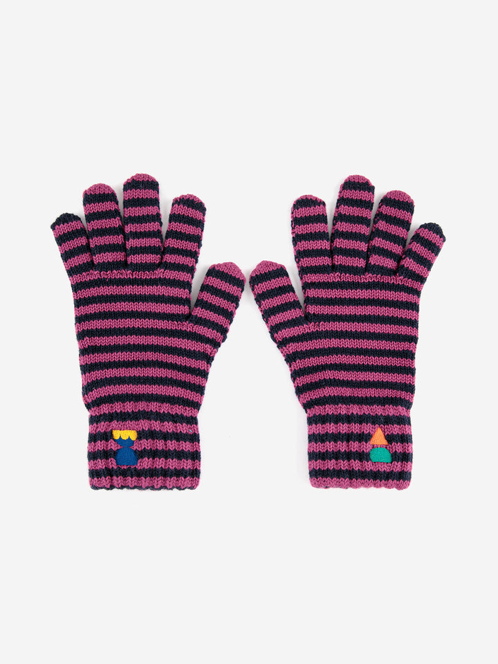 BC Colored Fingers knitted gloves – Bobo Choses