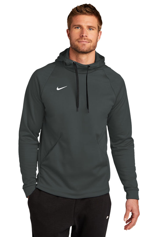 Nike Therma-FIT Full-Zip Fleece Hoodie. NKAH6259 (Dark Grey Heather) S