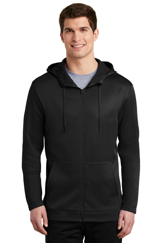 Nike Therma-FIT Full-Zip Fleece Hoodie. NKAH6259 (Dark Grey Heather) S