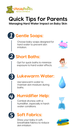 Quick Tips for Parents Managing Hard Water Impact on Baby Skin