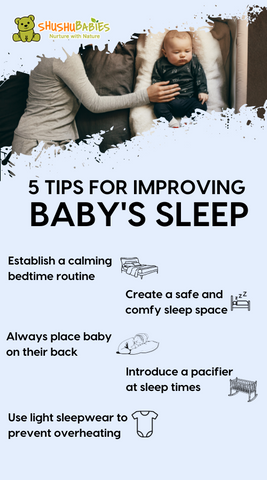 5 tips for improving baby's sleep