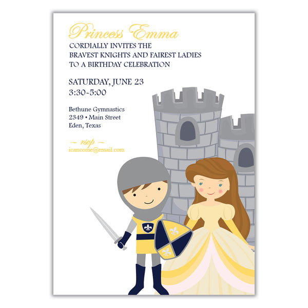 princess-and-knight-invitation-brown-paper-studios