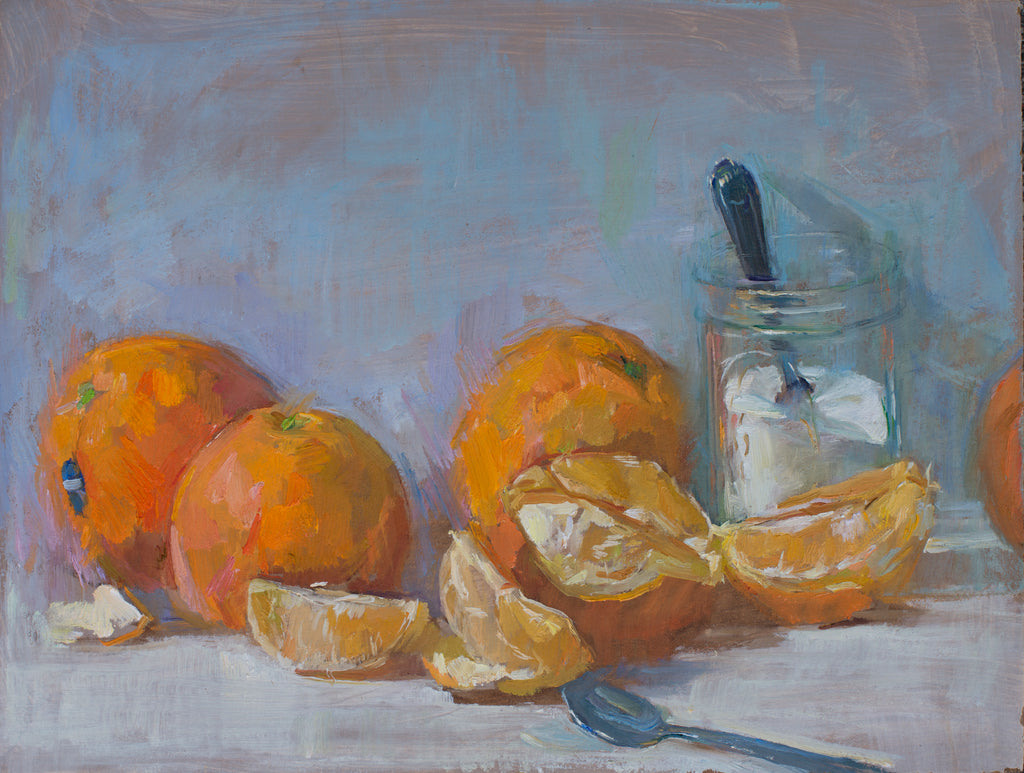 Samuel Adoquei Oranges Painting