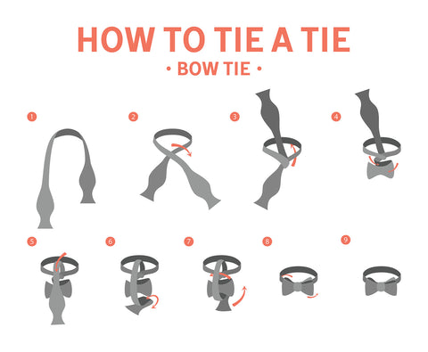 How to Tie a Bow Tie, Bow Tie, Windsor Tie, Vintage Grooming Company