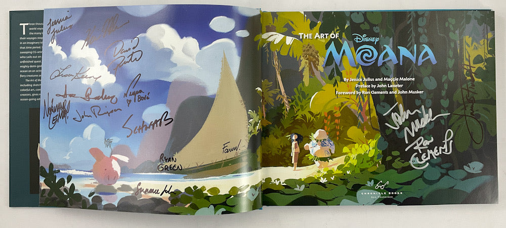 The Art of Moana - Signed by John Musker – Stuart Ng Books