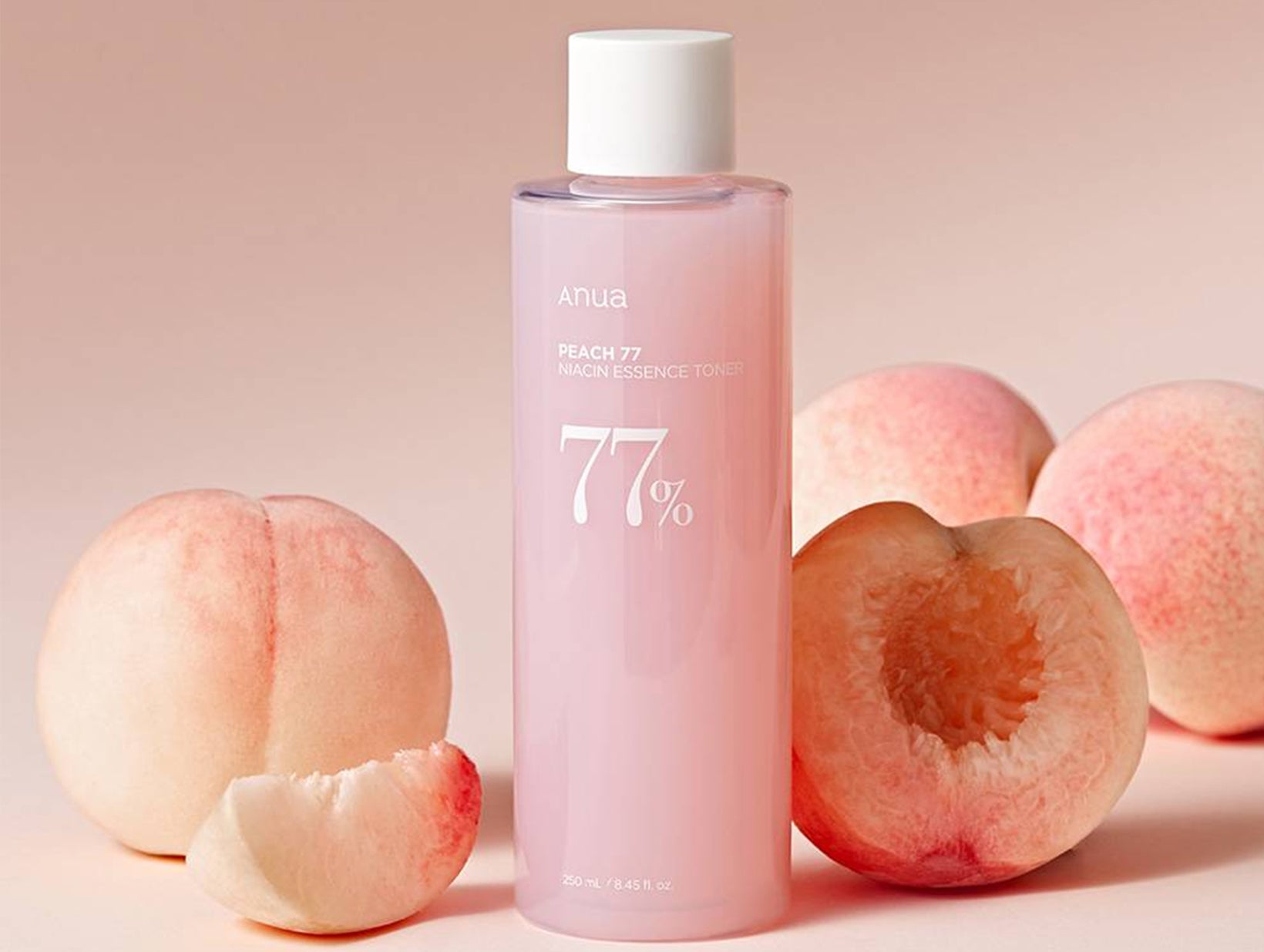 anua PEACH 77 NIACIN ESSENCE セット Anua Peach 77 Niacin Essence Toner 250ml Set (1 Sheet Mask +