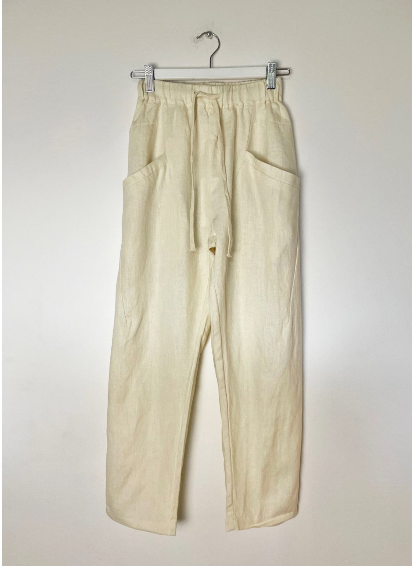 Luxe Linen Pant LEMON – Harmony Boutique