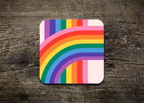 Juego de 6 Portavasos hechos a mano para LGBTQ PRIDE. Modelo Arcoiris –  Hasta La Raiz Mexico