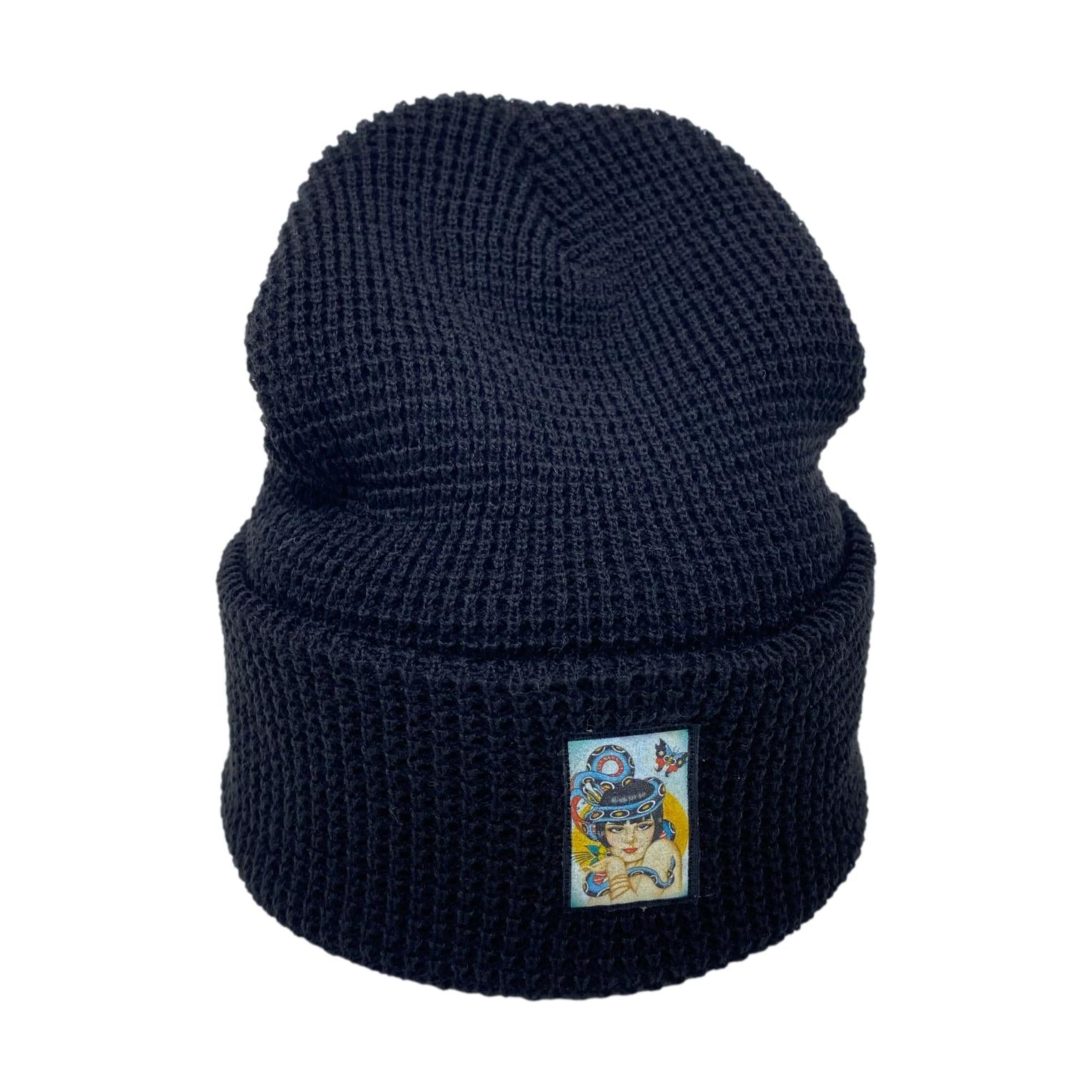 Venue Snake Girl Beanie Black