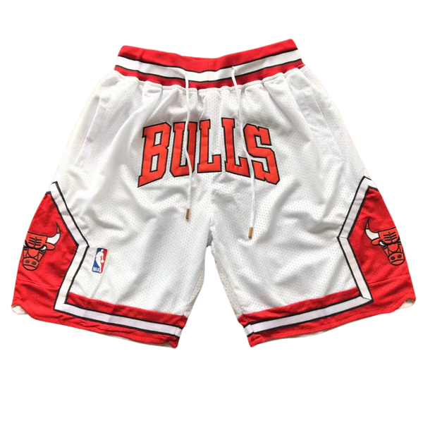 Chicago Bulls Basketball White Just Don Shorts