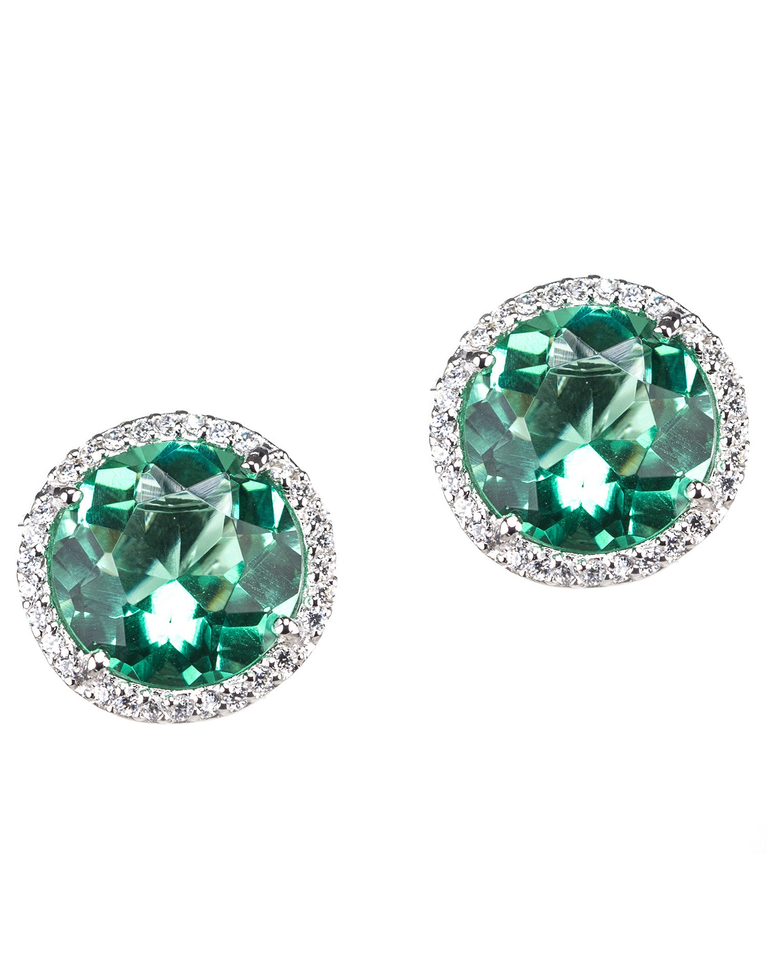 Vibrant Halo Stud Earrings – Jarin K Jewelry