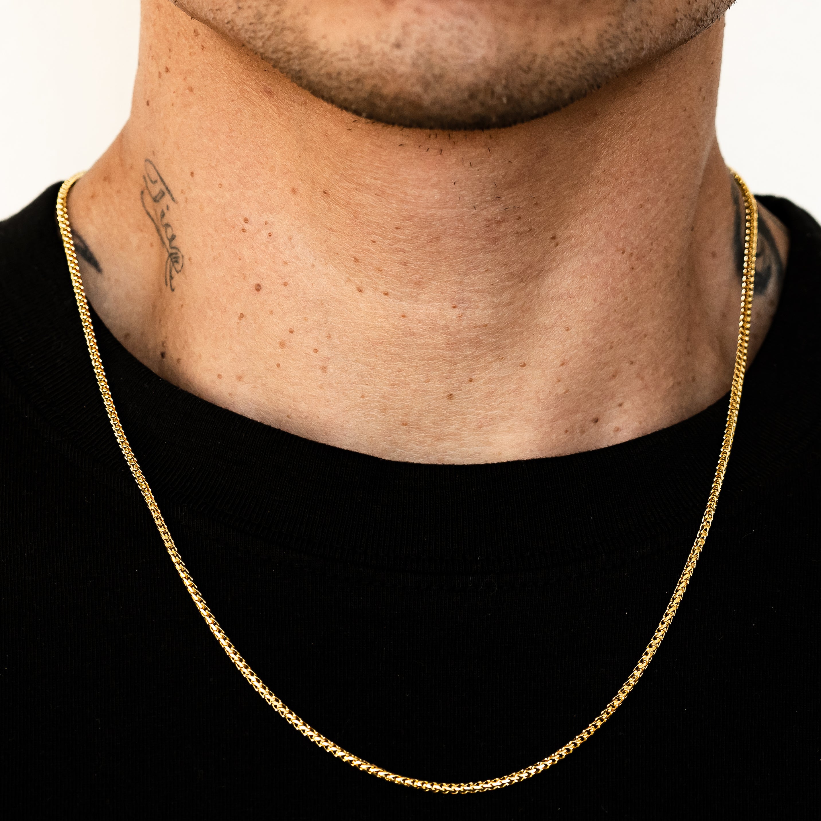 10k Yellow Gold Hollow Rope Chain 4.5 mm