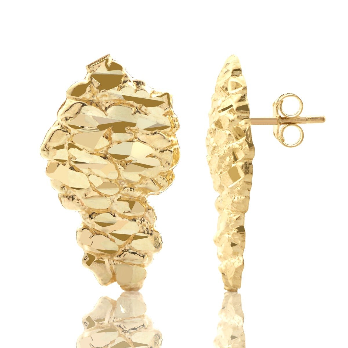 Gold Nugget Earrings Evolution