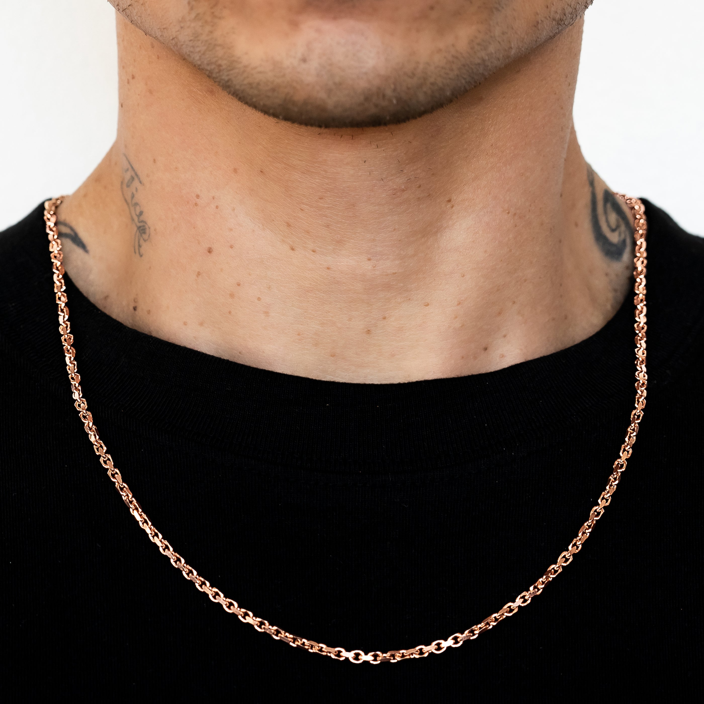 10K YELLOW GOLD FRANCO CHAIN NECKLACE | kensysgas.com