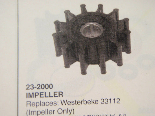 WESTERBEKE GENERATOR SIERRA 23-3313 IMPELLER KIT 33104 BOATINGMALL