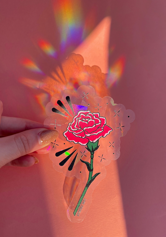 Larkspur Rainbow Maker I July Birth Flower Suncatcher Window Sticker – Love  Tigerlily