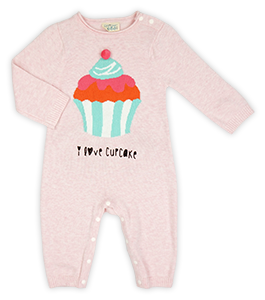 CIGOGNE BéBé™ Cupcake Knitted Romper