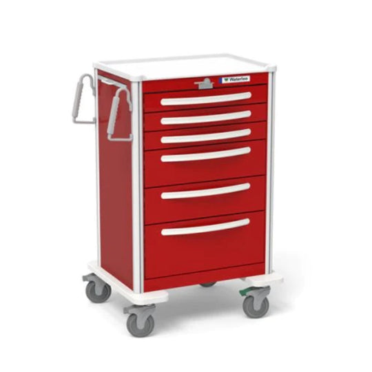 Harloff Standard Line 28 - 5 Med-Bin Medication Cart with CompX Electronic  Lock