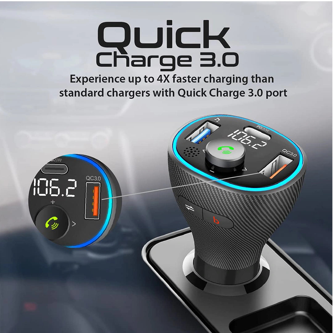 Promate PowerTune-38W Universal Wireless Hands-free Kit with FM Transmitter - Image 4