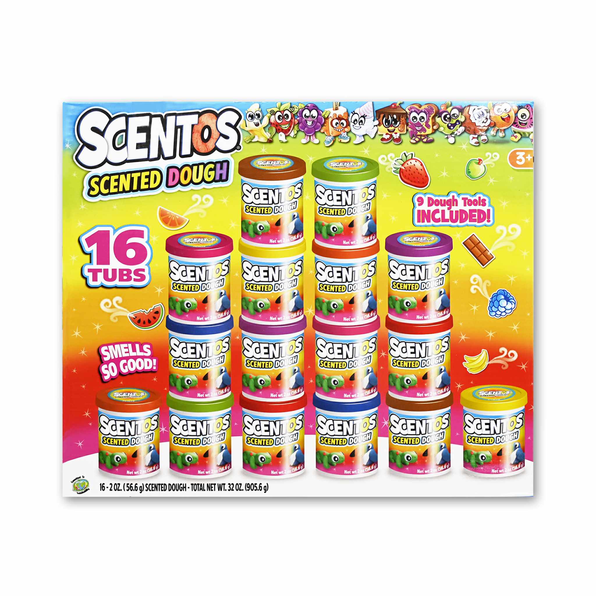 Scentos® Scented Dough & Tools 25 Piece Set