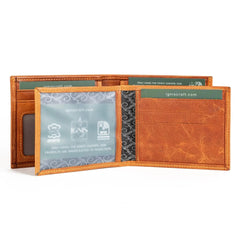 Mens Leather Wallet | Essential Dynamic Amber